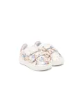 Monnalisa teddy bear leather sneakers - White