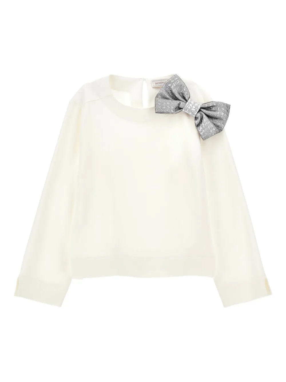 Monnalisa bow-embellished blouse | Neutrals | Image 1
