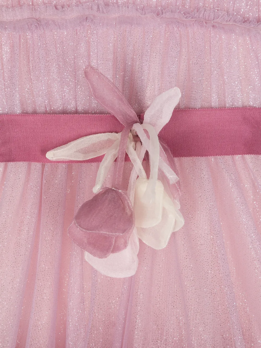 Monnalisa Tulen jurk Roze