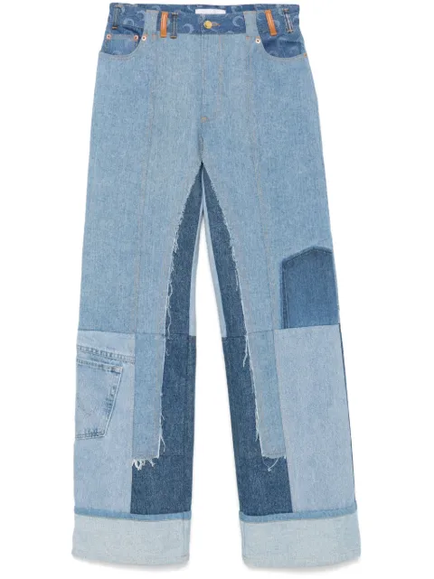 Marine Serre wide-leg jeans