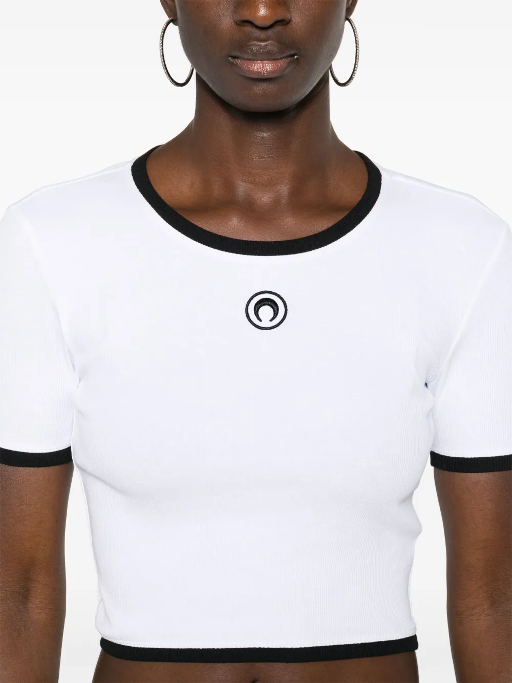 Marine Serre Moon T-shirt Wit