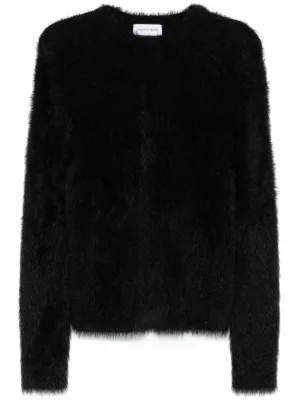 Doublet straw-tweed-knit Cardigan | Black | FARFETCH AO