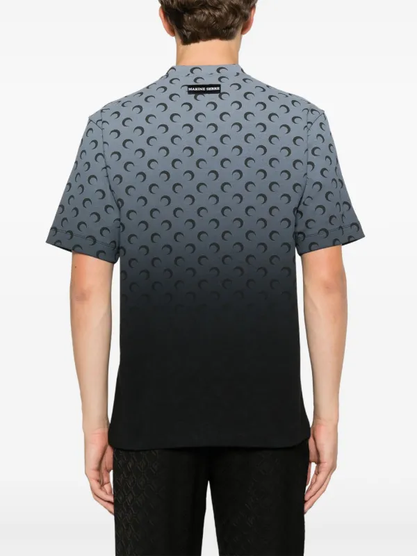 Marine Serre ★ジャージーTシャツ Marine Serre ジャージー Tシャツ | ブラック | FARFETCH JP