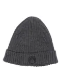 Marine Serre moon logo knit beanie - Grey