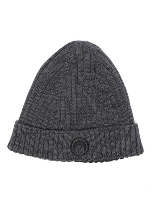 Marine Serre moon logo knit beanie