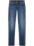Diesel Dieseloves two-tone mid-rise jeans - Blue