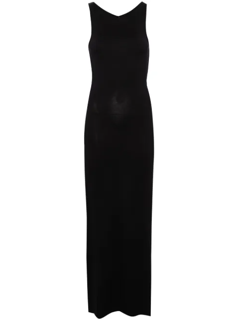 Majestic Filatures vestido largo con detalle de abertura