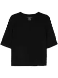 Majestic Filatures cuffed-sleeves jersey T-shirt - Black