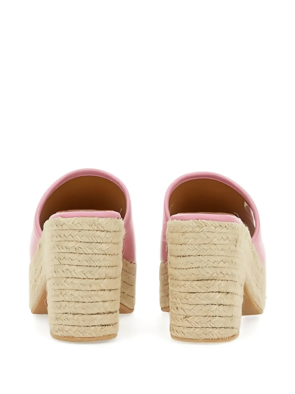 MOSCHINO JEANS espadrille platform sandals Roze