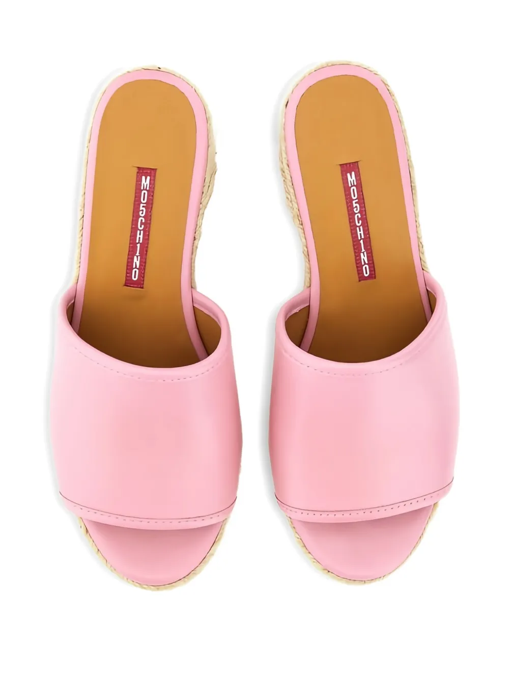 MOSCHINO JEANS espadrille platform sandals Roze