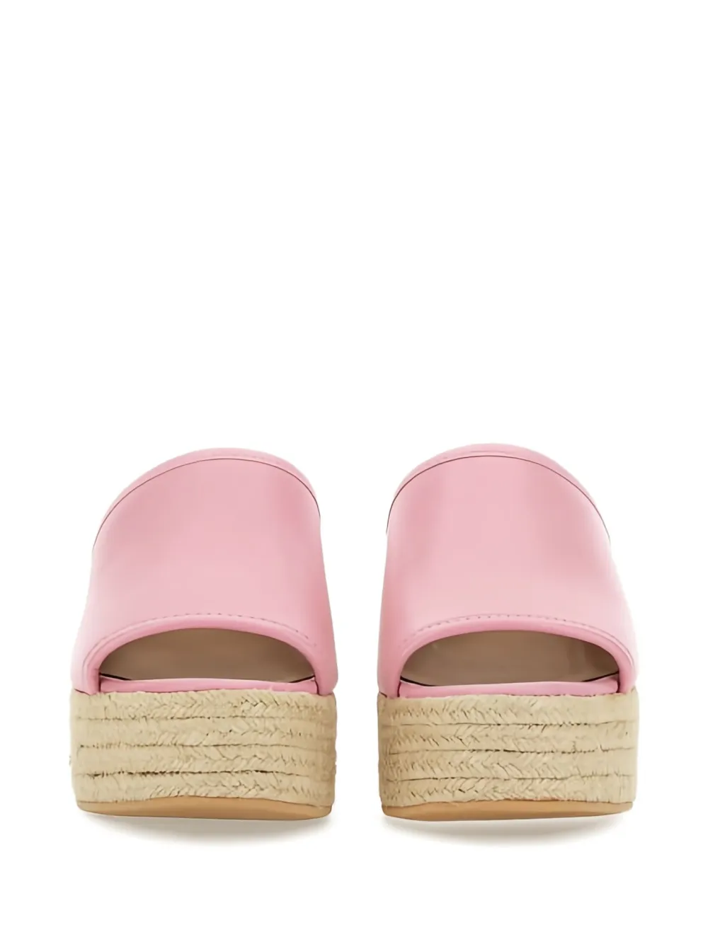 MOSCHINO JEANS espadrille platform sandals Roze