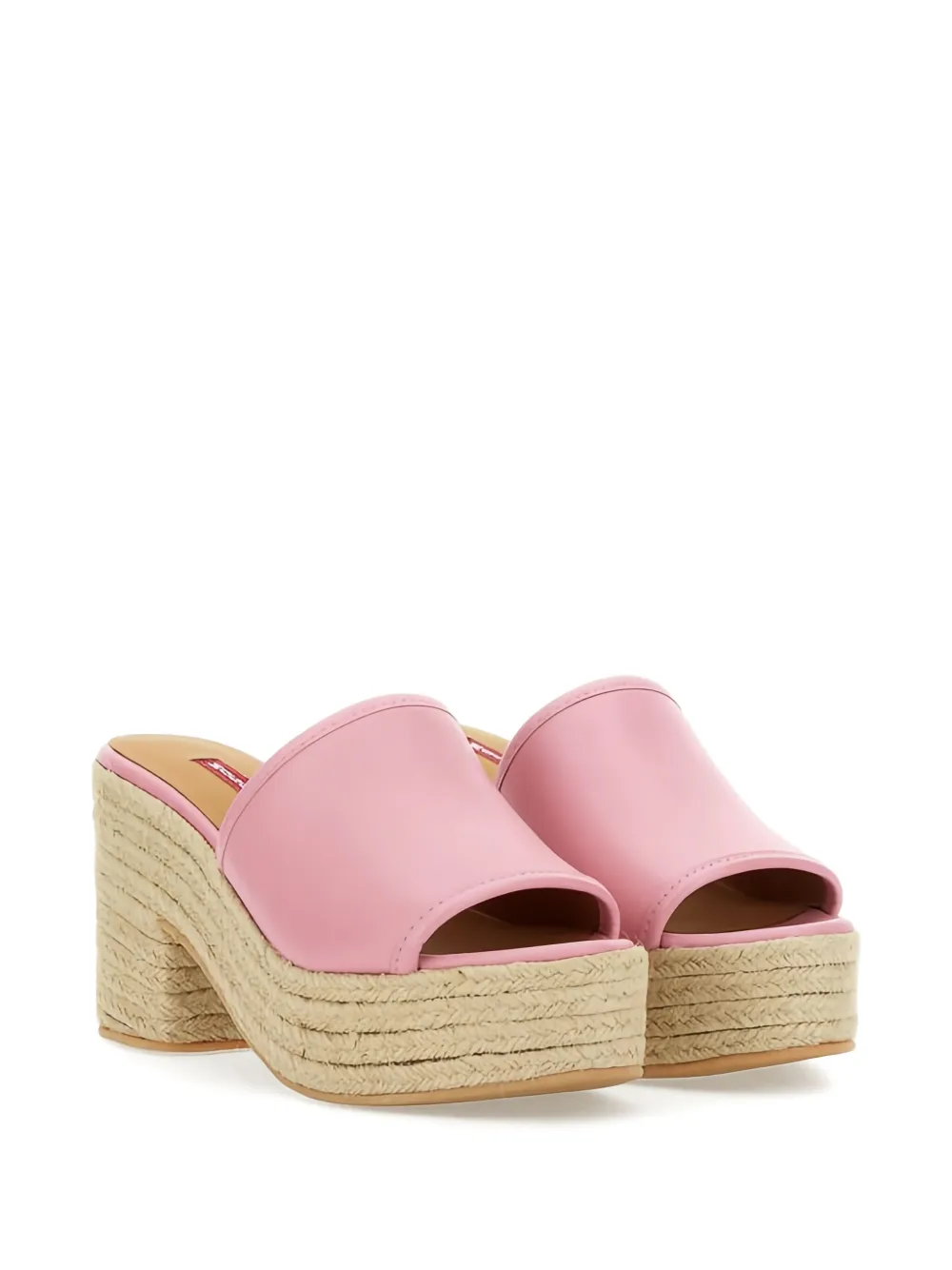 MOSCHINO JEANS espadrille platform sandals Roze