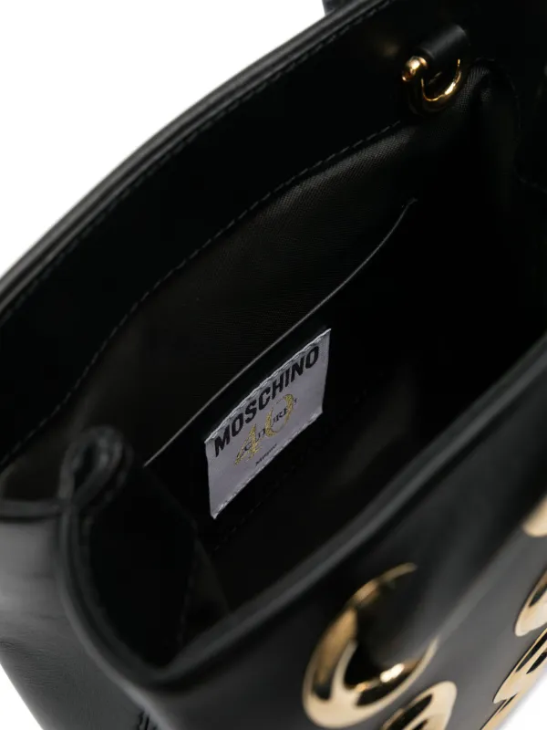 【MOSCHINO】リングディテール ミニバッグ Moschino リングディテール ミニバッグ | ブラック | FARFETCH JP