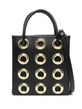 Moschino ring-hardware mini bag - Black