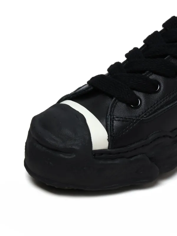 Maison MIHARA YASUHIRO Hank OG Sole Leather Sneakers | Black