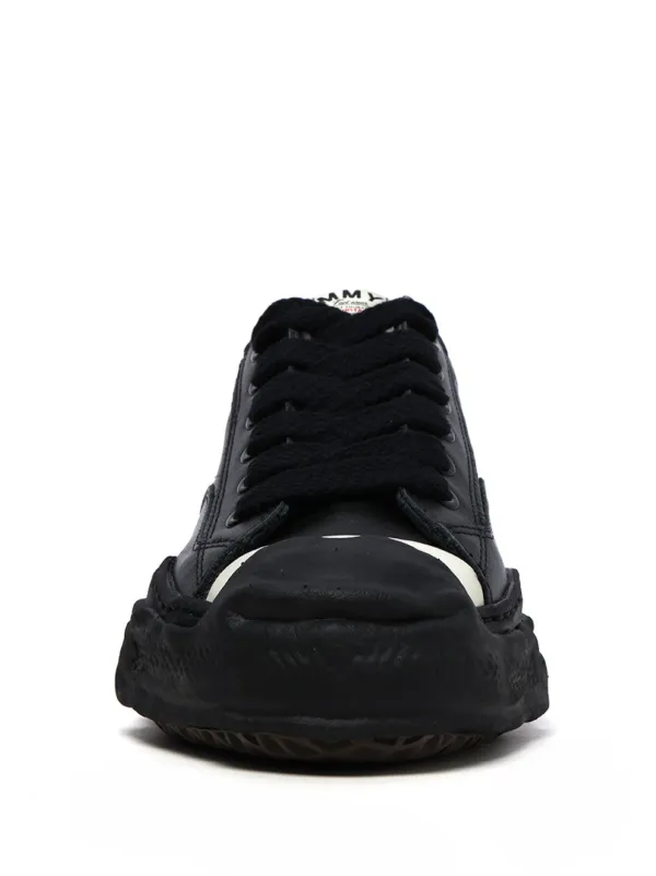 Maison MIHARA YASUHIRO Hank OG Sole Leather Sneakers | Black
