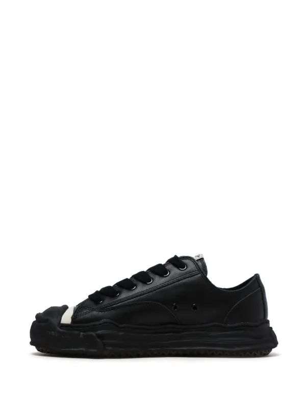 Maison MIHARA YASUHIRO Hank OG Sole Leather Sneakers | Black