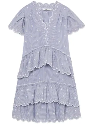 uo ginny lace trim slip dress Slip Dress W/ Deep Lace Trim — Cream – La Garçonne main image 1