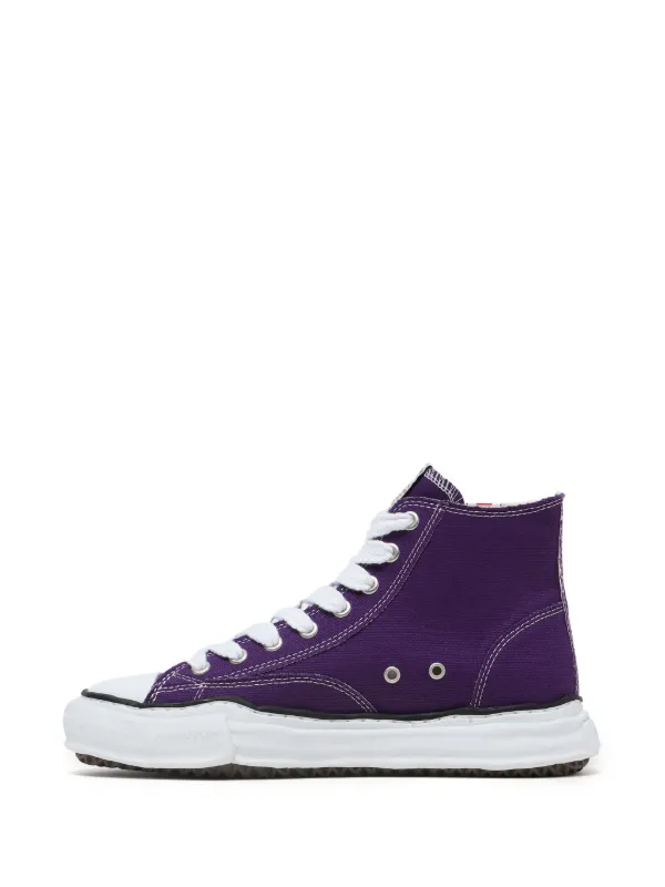Maison MIHARA YASUHIRO Peterson OG Sole Canvas Sneakers | Purple