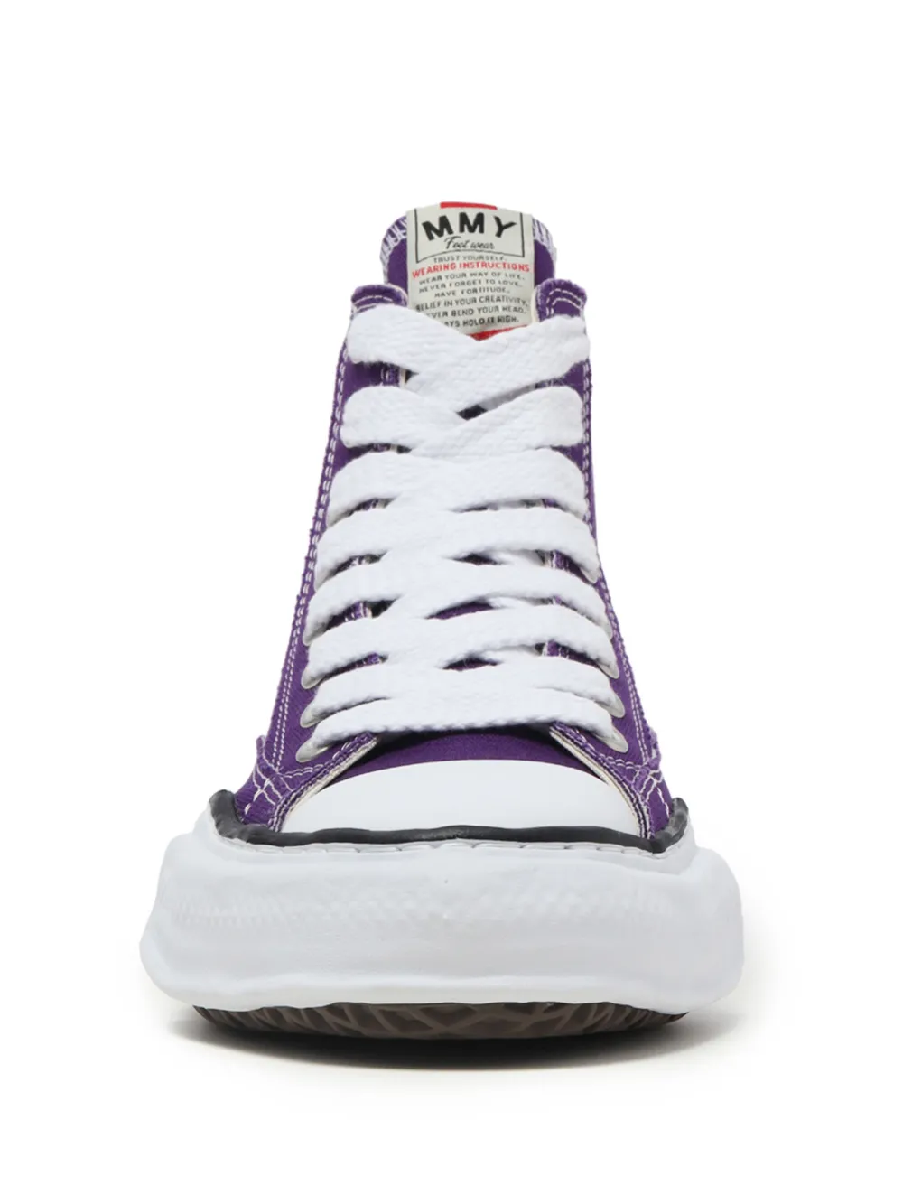 Shop Miharayasuhiro Peterson Og Sole Canvas Sneakers In Purple