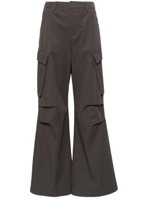 b+ab flared cargo cotton trousers