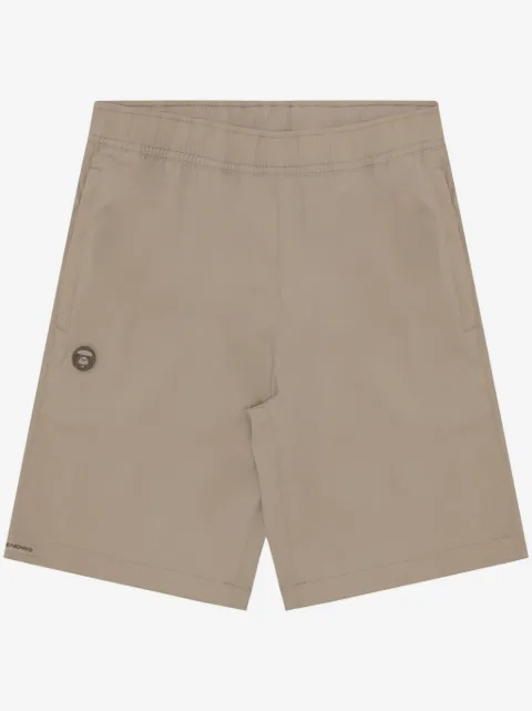AAPE BY *A BATHING APE® Moonface logo-patch shorts