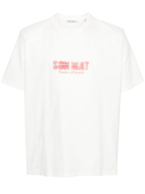 OUR LEGACY slogan-print T-shirt