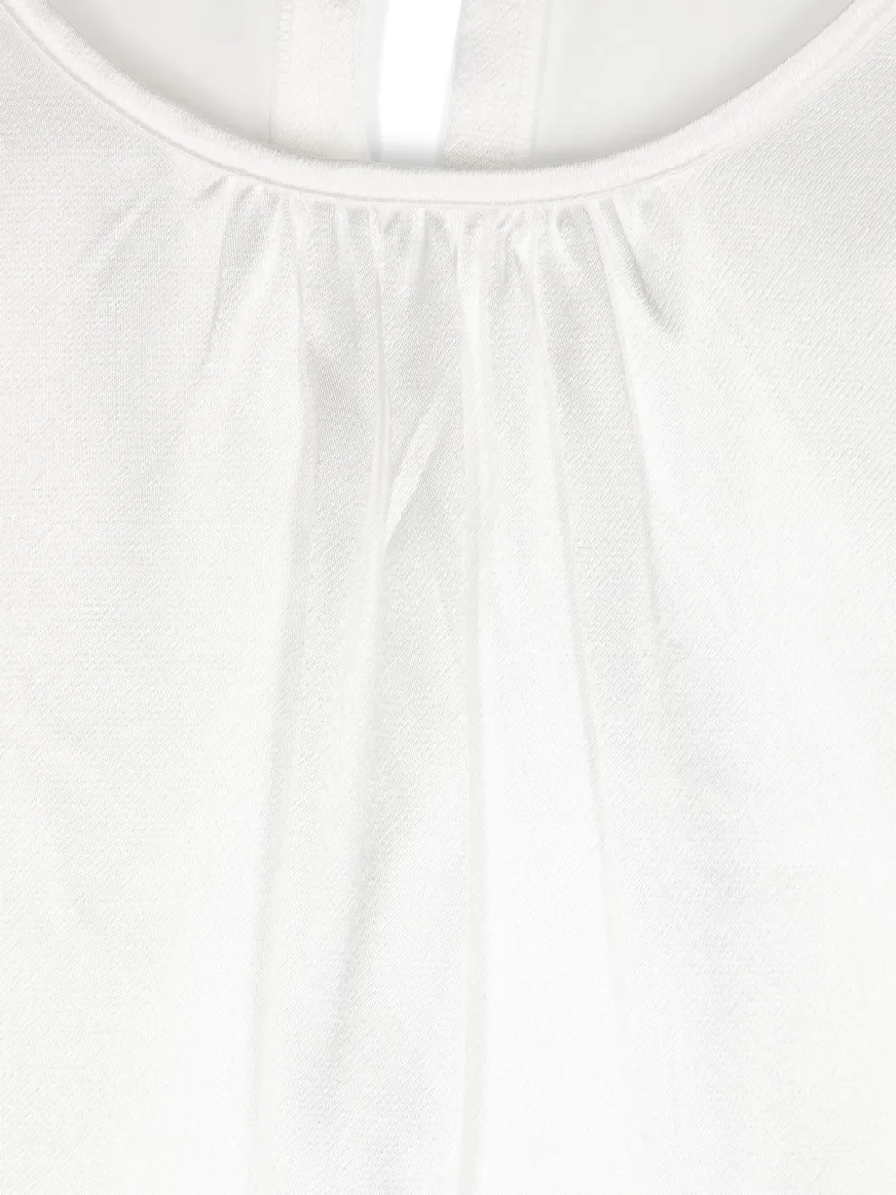 Monnalisa Satijnen shirt Wit