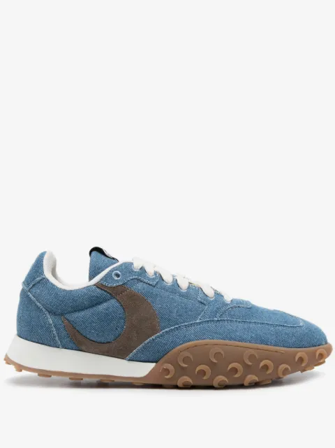 Marine Serre Moon laser denim sneakers 
