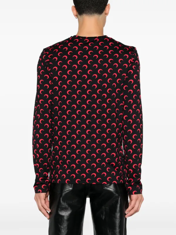 Marine Serre logo-print T-shirt | Black | FARFETCH