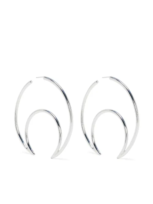 Marine Serre créoles Moon - Argent - Marine Serre - Modalova