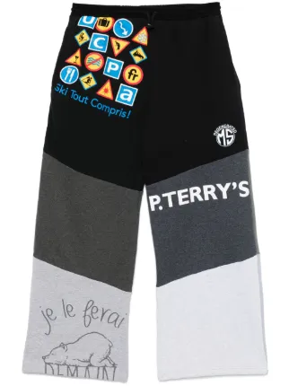Marine Serre アップサイクル スウェットパンツ | ブラック | FARFETCH JP