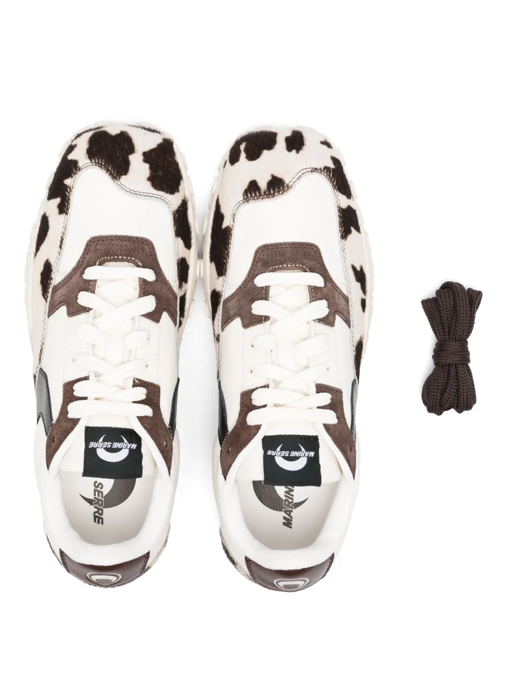Marine Serre Ms Rise Sneakers In 白色