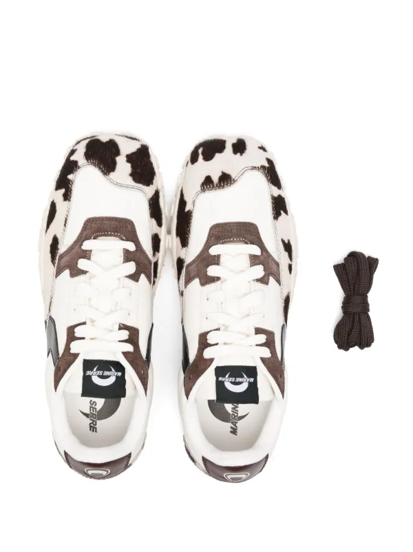 Marine Serre Ms Rise Sneakers | White | FARFETCH GE Marine Serre Ms Rise Sneakers | White | FARFETCH GE