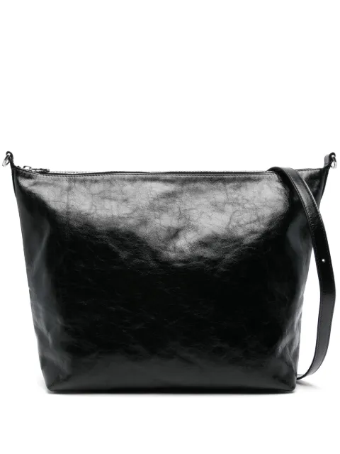 Marine Serre Moonogram-embossed leather cross body bag 