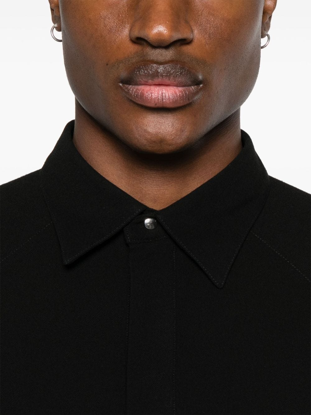 AMI Paris Poloshirt met lange mouwen Zwart