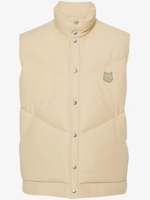 Maison Kitsuné Bold Fox Head quilted gilet 