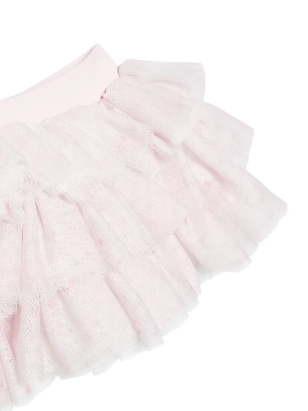 Monnalisa Tutu met bloemenprint Wit