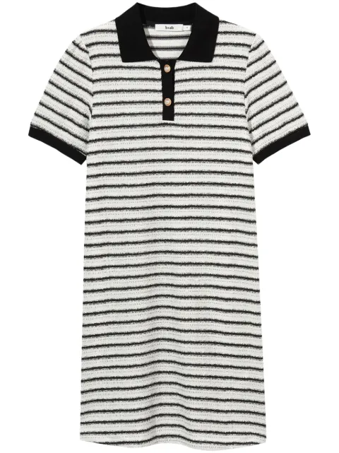 b+ab striped polo minidress