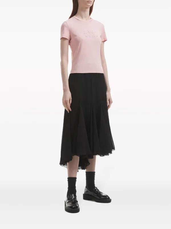 b+ab レイヤード プリーツスカート | ブラック | FARFETCH JP
