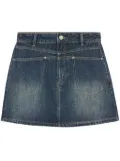 b+ab A-line denim miniskirt - Blue