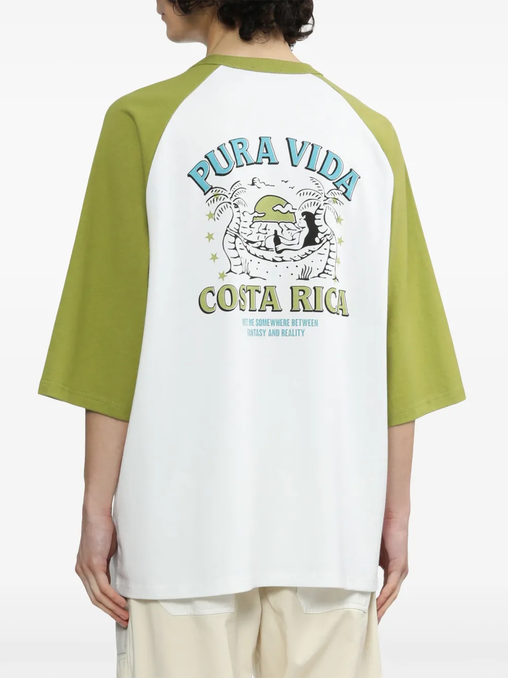 FIVE CM T-shirt met print Wit
