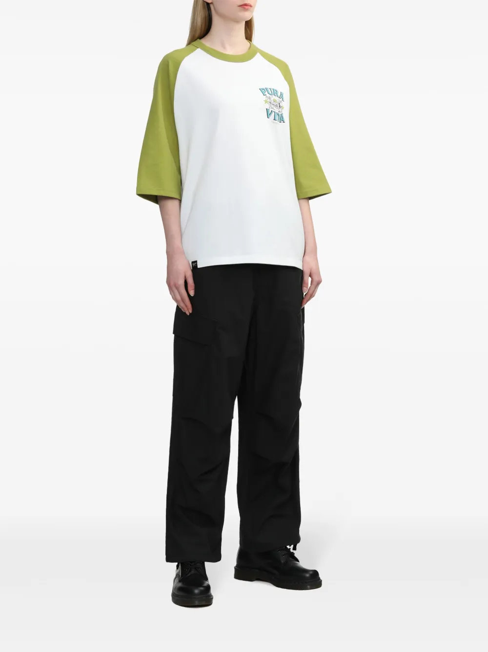 FIVE CM T-shirt met print Wit