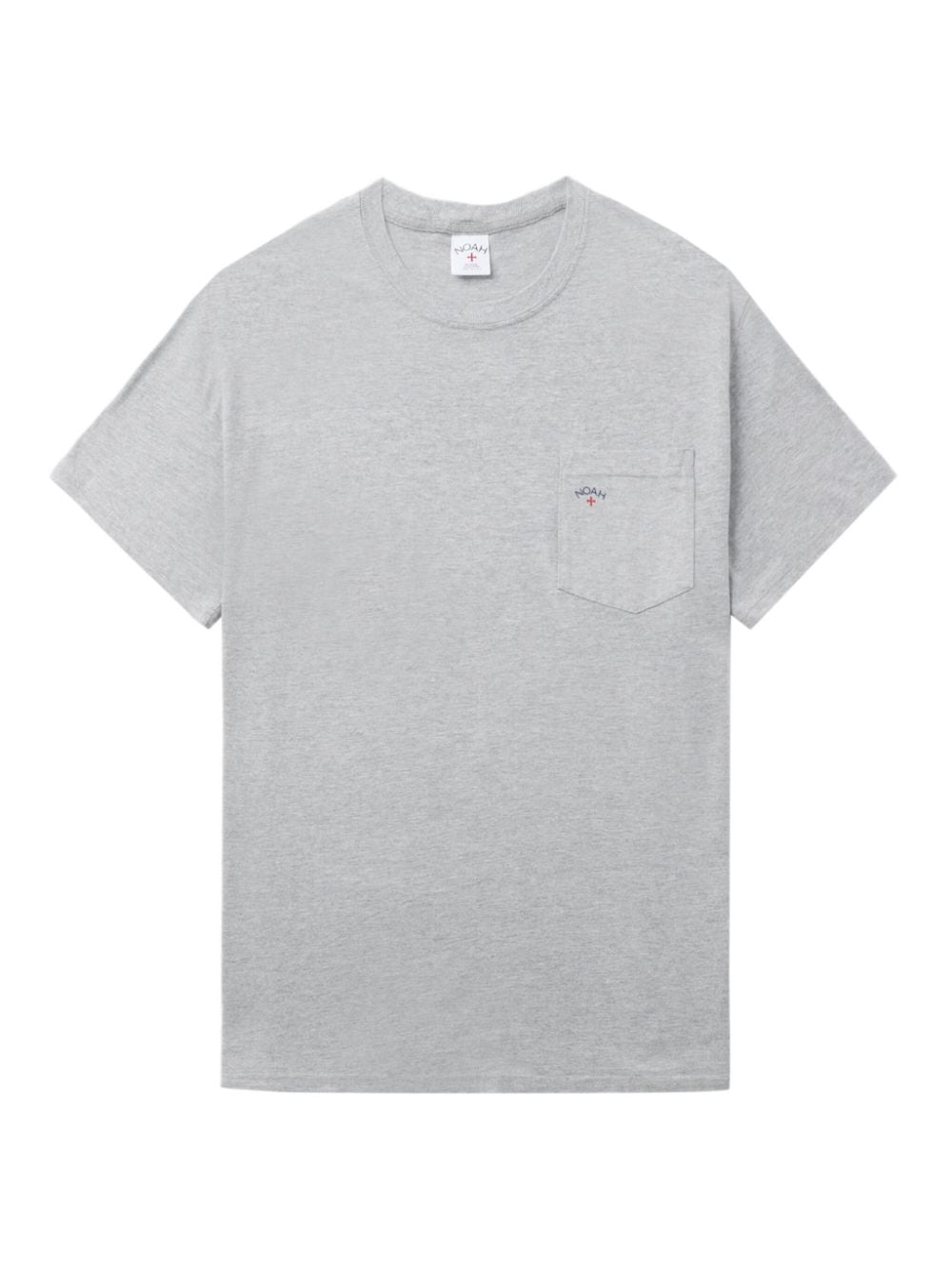 Noah Ny Logo-print Crew-neck T-shirt In Grey