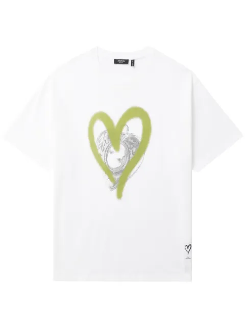 FIVE CM t-shirt en coton à imprimé graphique
