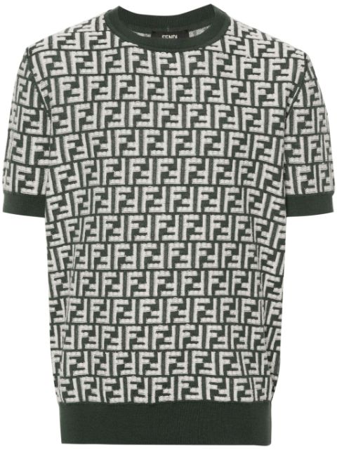 FENDI FF-motif knitted jumper