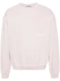 Stone Island logo-print cotton sweatshirt - Pink