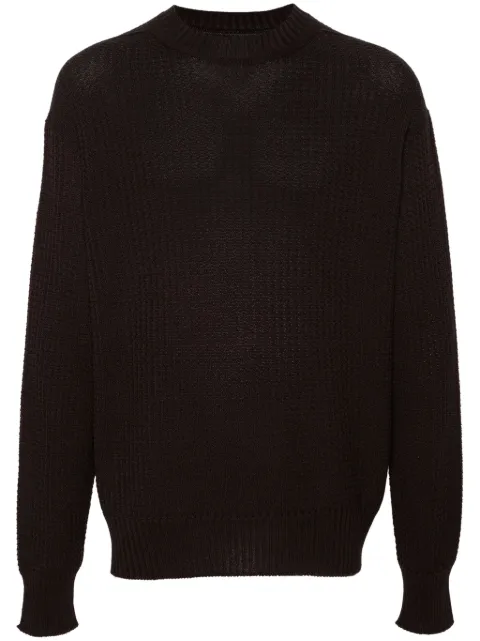 Homme Plissé Issey Miyake 圆领棉毛衣