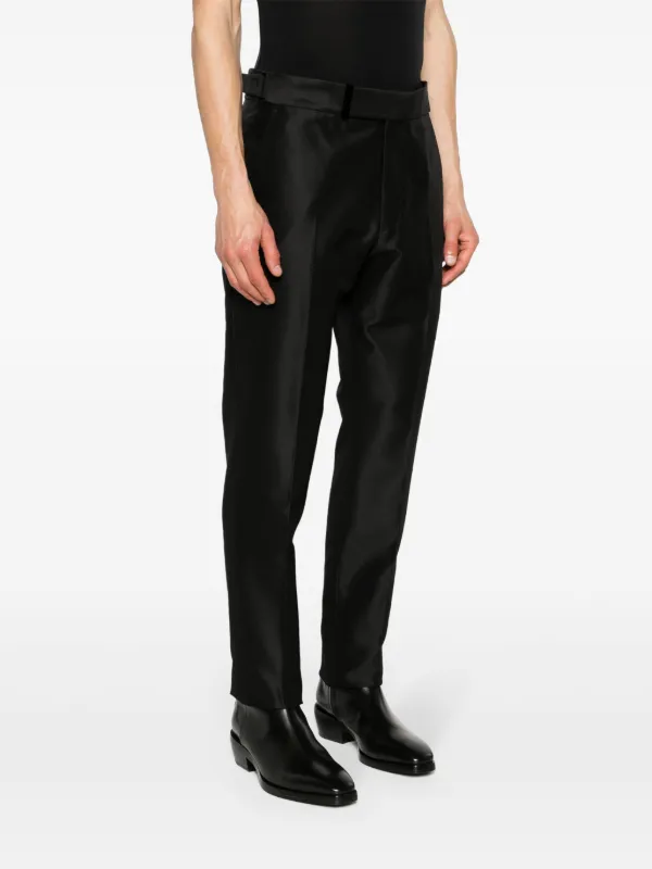 【送料&関税込】Tom Ford Wool Blend Trousers TOM FORD Tapered wool-blend Trousers | Black | FARFETCH BH