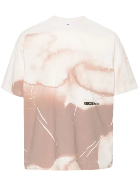 Stone Island abstract logo-print T-shirt